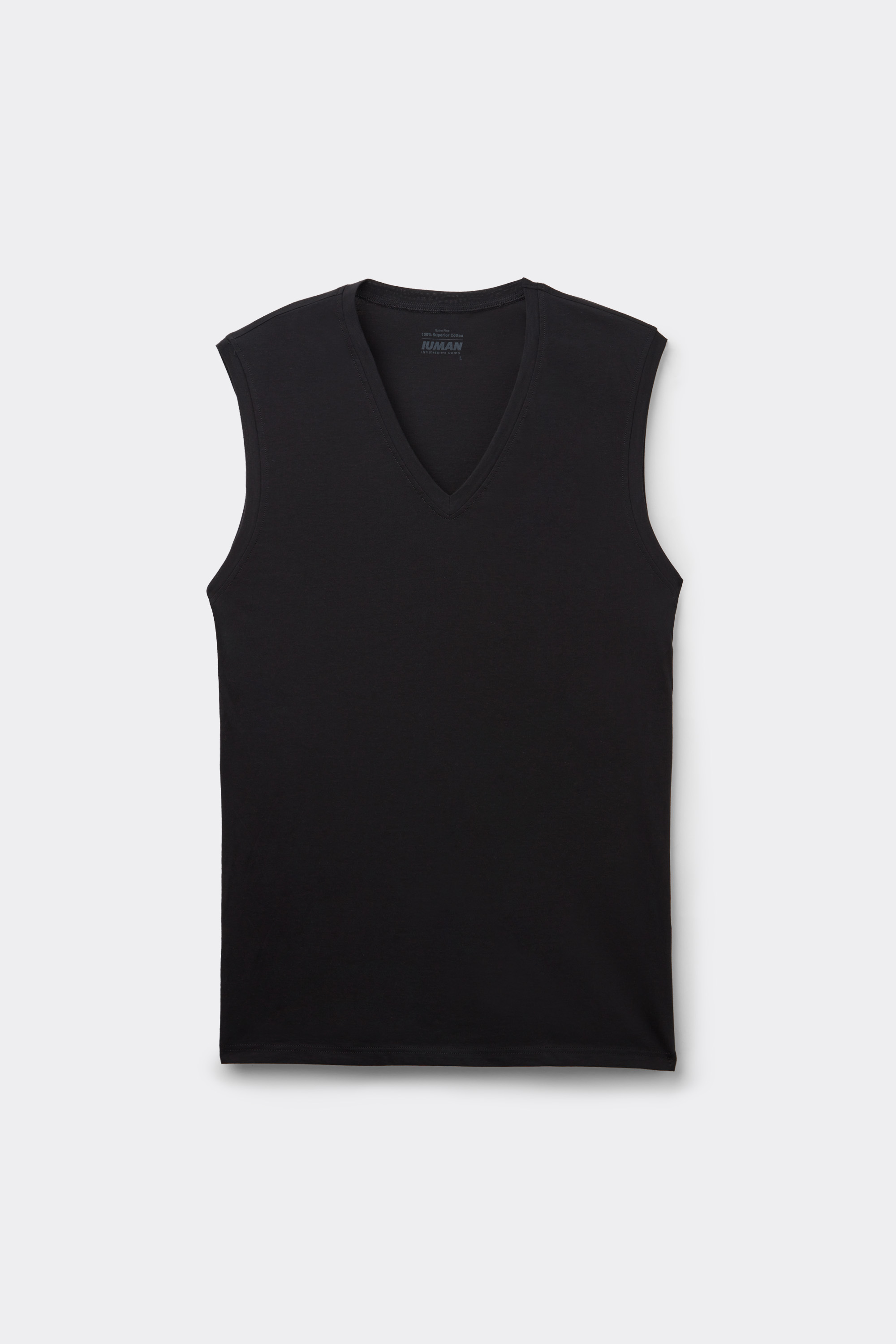 Alternative view of 100% Extrafine Superior Cotton V-Neck Tank Top