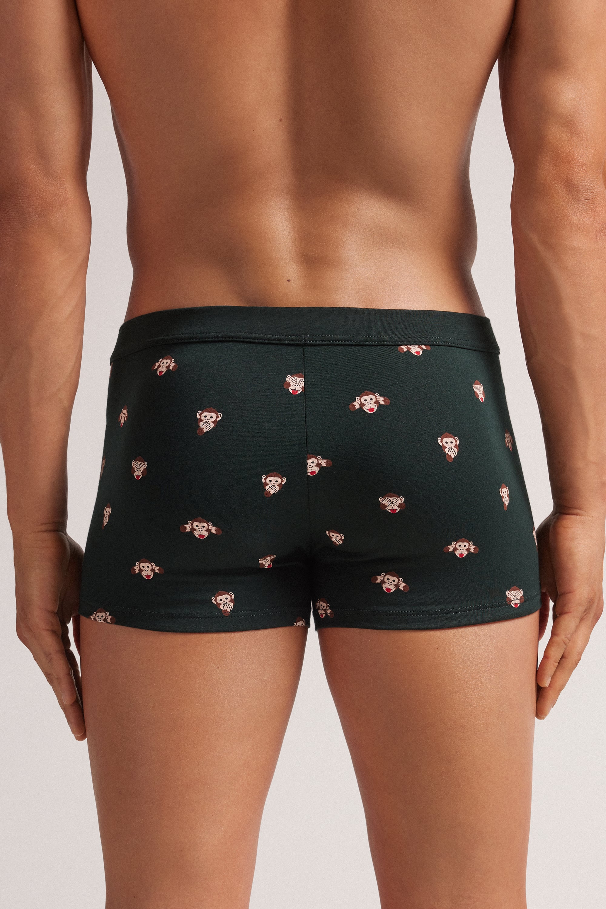 Alternative view of Chimp Print Superior Cotton Boxers