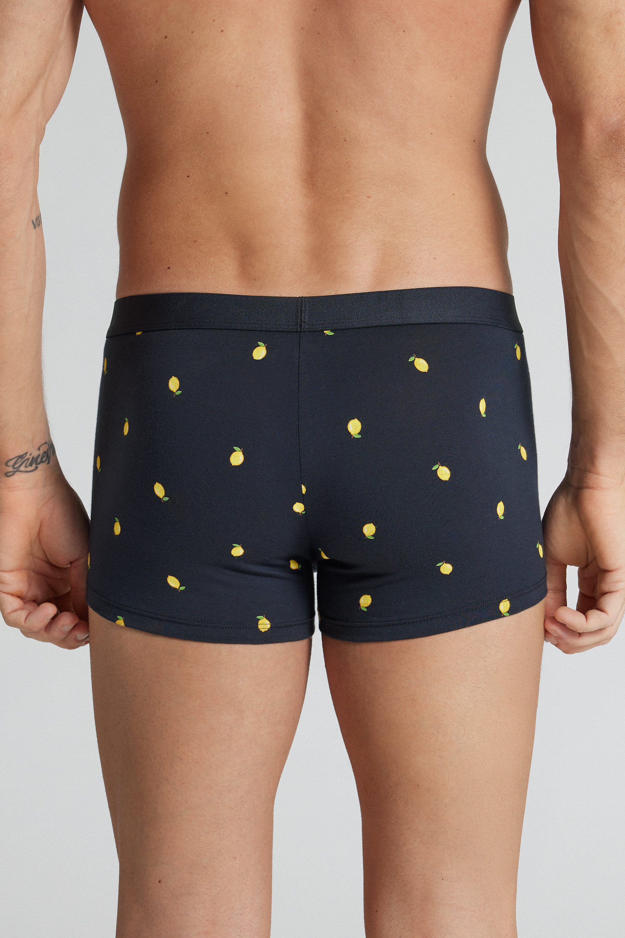 Alternative view of Sub-Lime Print Superior Cotton Boxers