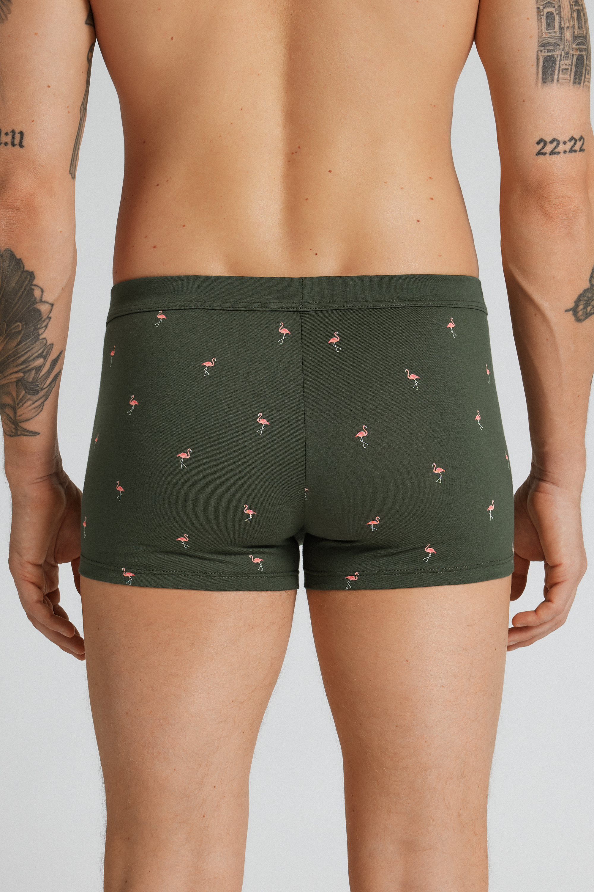 Alternative view of Flamingo Print Superior Cotton Boxers