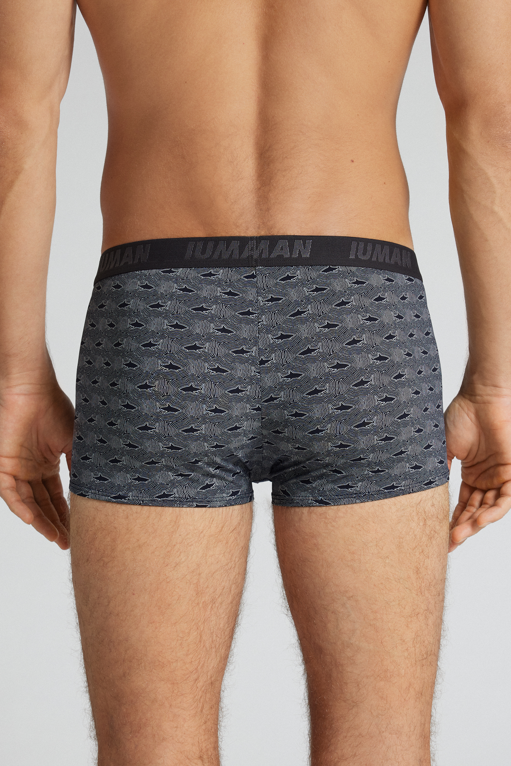 Alternative view of Shark Print Microfiber Boxers