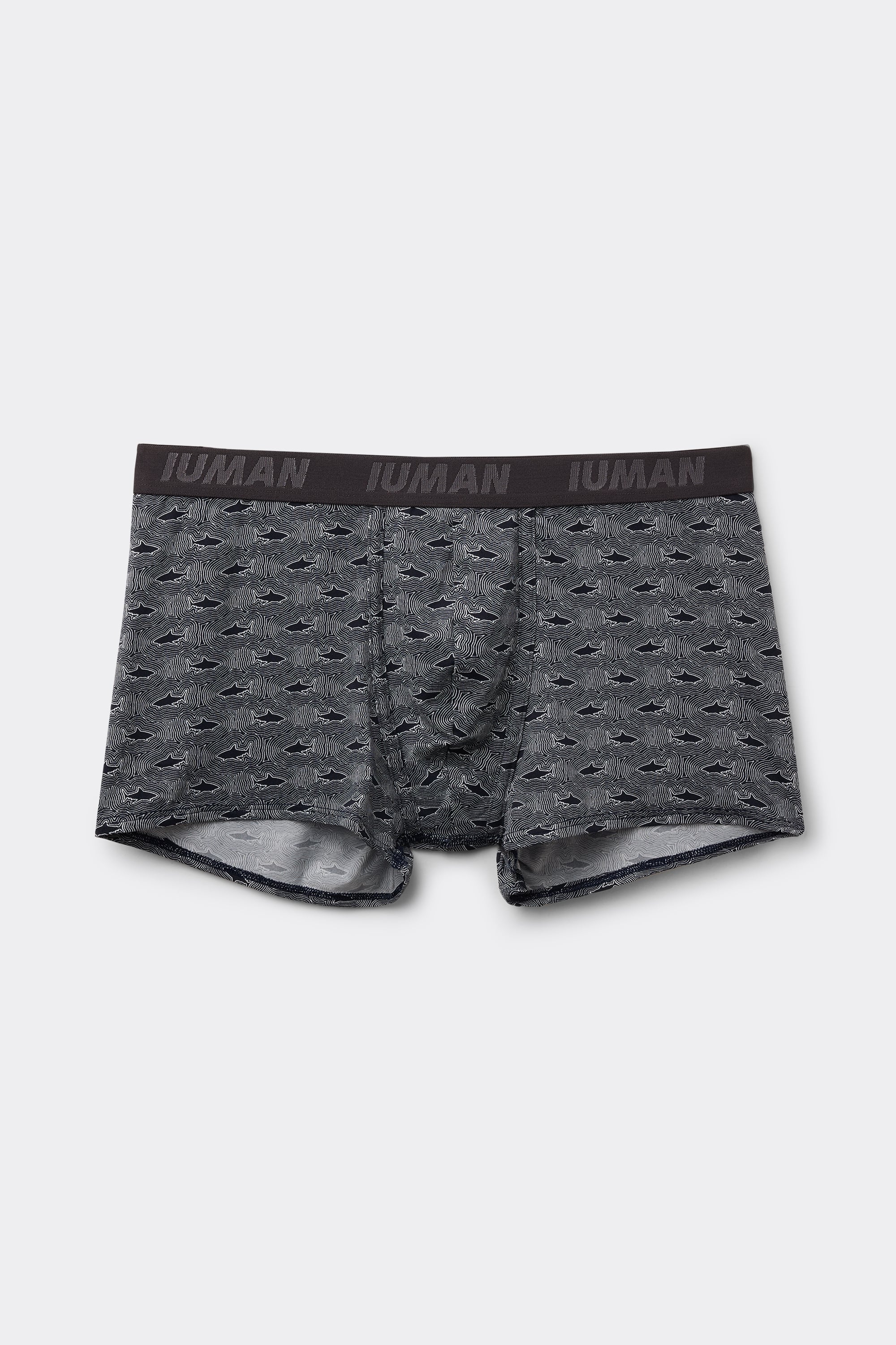 Shark Print Microfiber Boxers