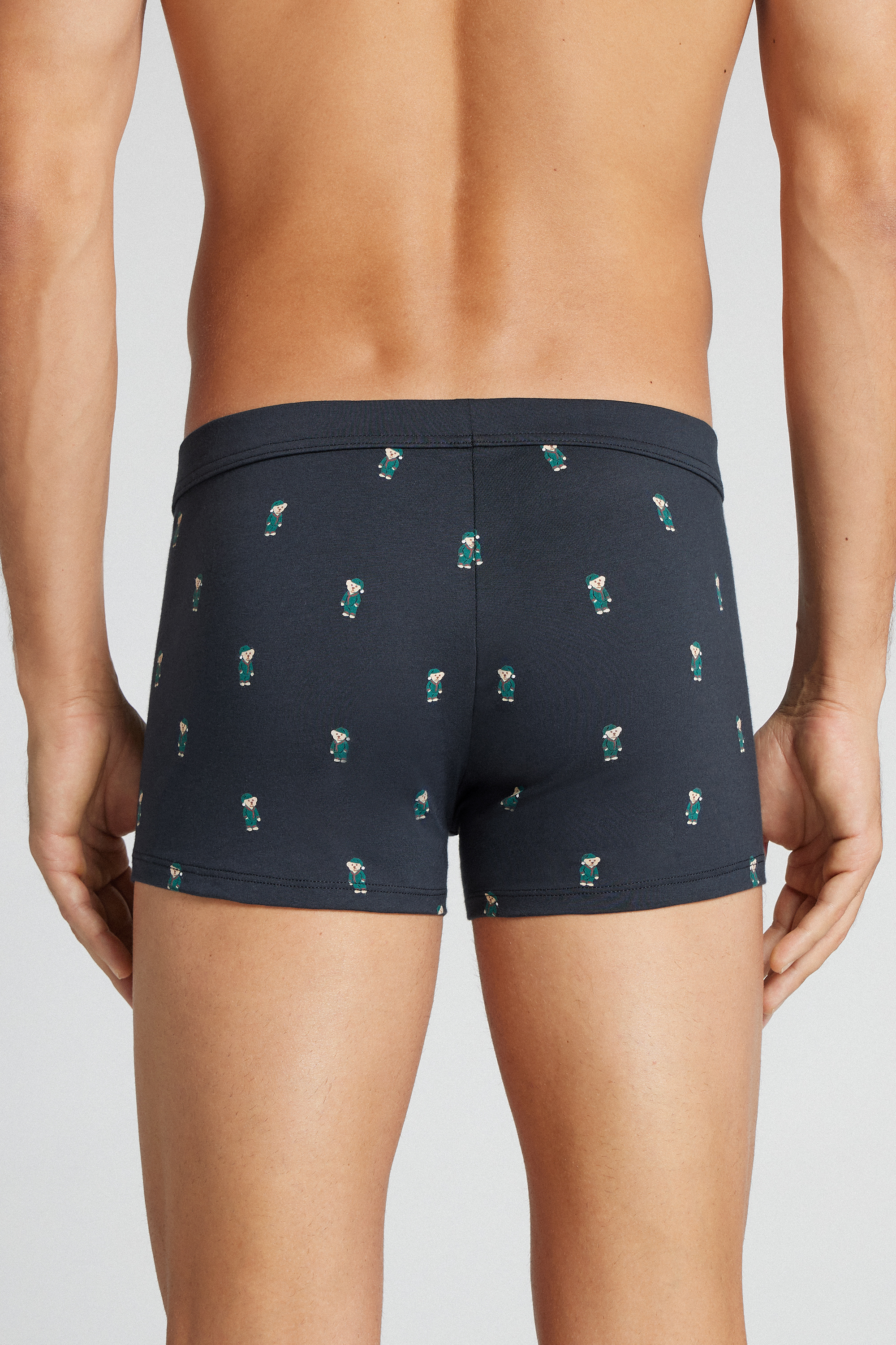Alternative view of Men’s Sleepy Bear Print Superior Cotton Boxers