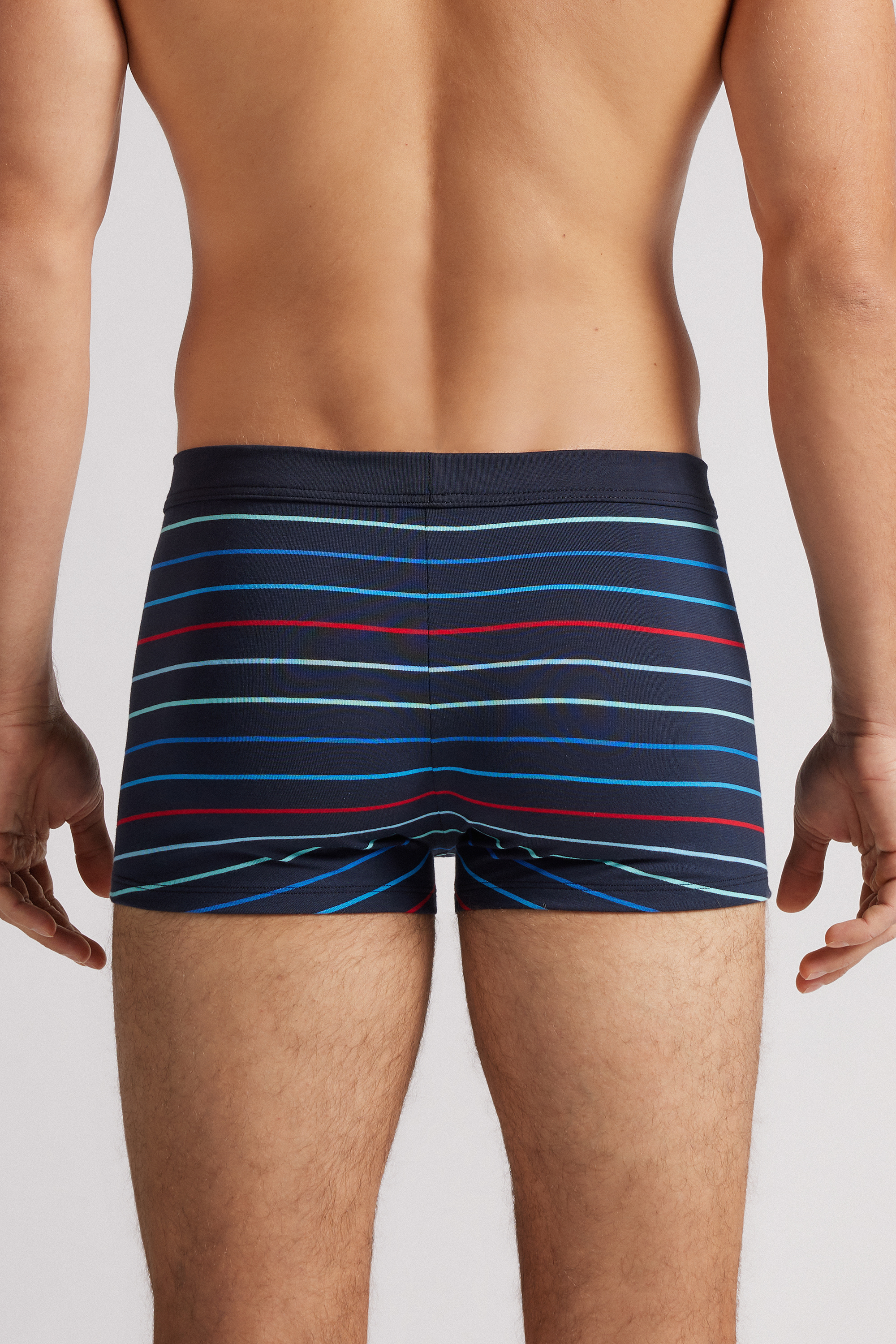 Alternative view of Multicolored Stripe Print Superior Cotton Boxers