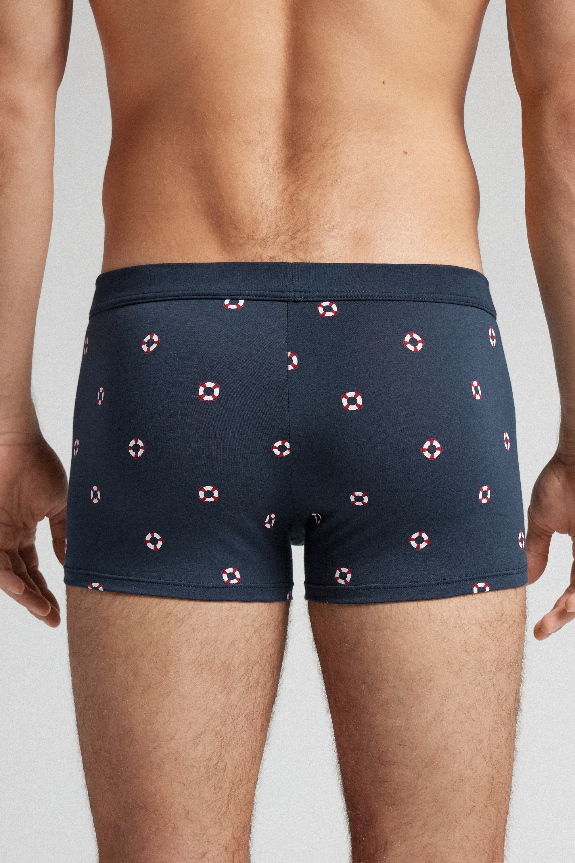 Alternative view of Lifesaver Print Natural Fresh Cotton Boxers