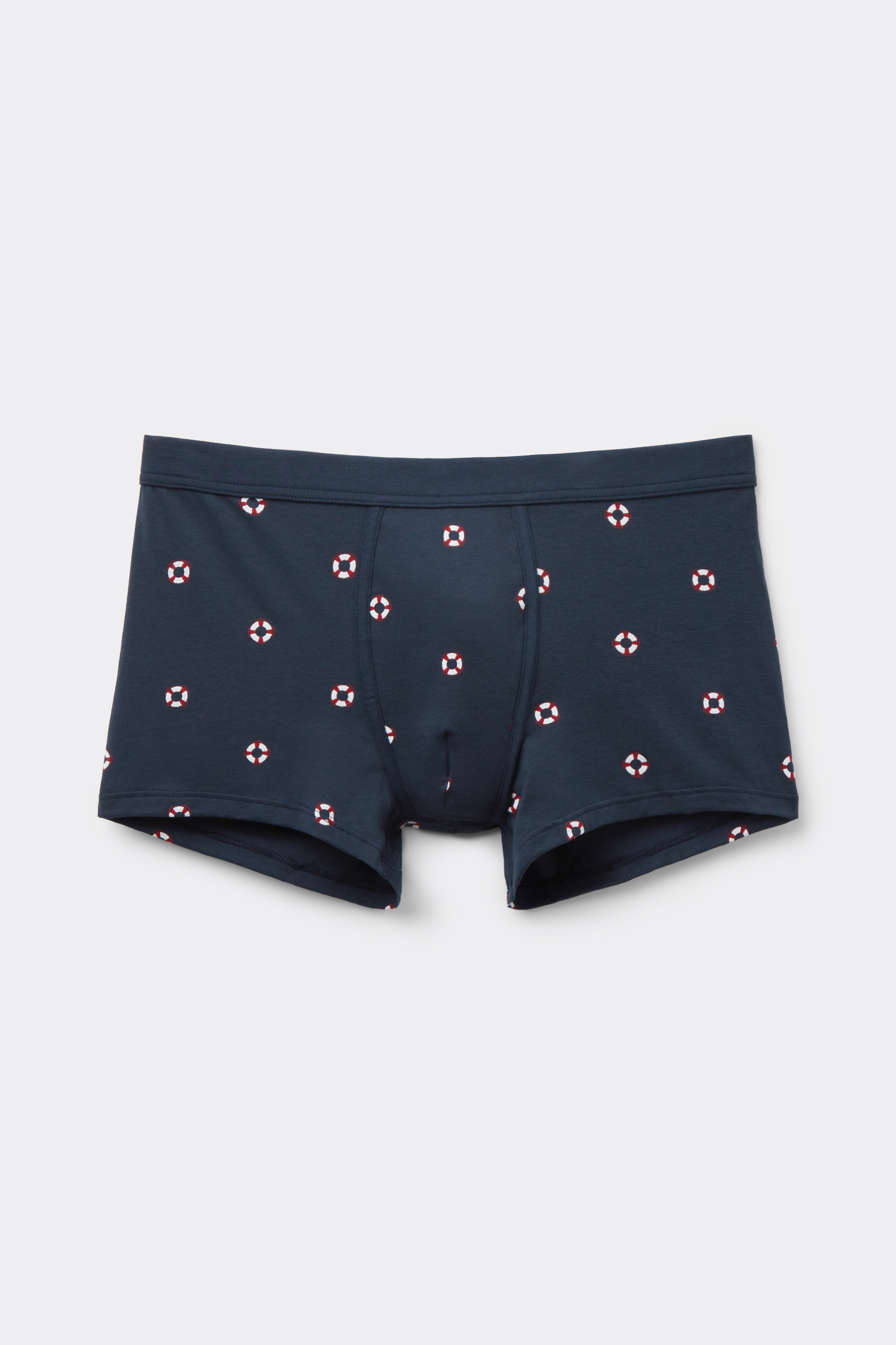 Lifesaver Print Natural Fresh Cotton Boxers